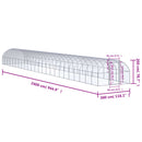 hønsehus 3x24x2 m galvaniseret stål