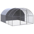 hønsehus 3x4x2 m galvaniseret stål