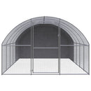 hønsehus 3x6x2 m galvaniseret stål