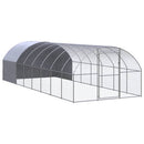 hønsehus 3x8x2 m galvaniseret stål