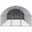 hønsehus 3x8x2 m galvaniseret stål