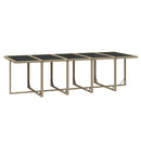 spisebordssæt til haven 11 dele med hynder polyrattan beige