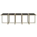 spisebordssæt til haven 11 dele med hynder polyrattan beige
