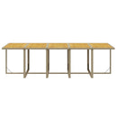 spisebordssæt til haven 11 dele med hynder polyrattan beige