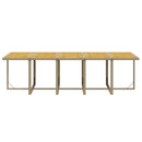 spisebordssæt til haven 15 dele med hynder polyrattan beige