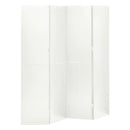 4-panels rumdelere 2 stk. 160x180 cm stål hvid
