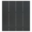 4-panels rumdelere 2 stk. 160x180 cm stål antracitgrå
