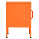 natborde 2 stk. 35x35x51 cm stål orange