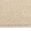 gulvtæppe 160x230 cm kort luv beige