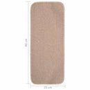 skridsikre trappemåtter 15 stk. 60x25 cm rektangulær beige