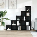 kubeformede opbevaringskasser 15 stk. PP sort