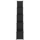 kubeformede opbevaringskasser 15 stk. PP sort