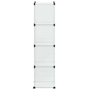 kubeformede opbevaringskasser 9 stk. PP transparent