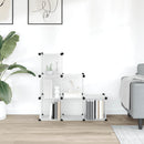 kubeformede opbevaringskasser 6 stk. PP transparent