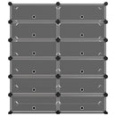 skoreol 94,5x36,5x106 cm PP sort
