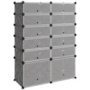 skoreol 94x37x125 cm PP sort
