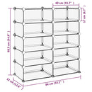 skoreol 84x32x88,5 cm PP transparent