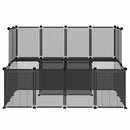 lille dyrebur 143x107x93 cm PP og stål sort