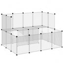 lille dyrebur 143x107x93 cm PP og stål transparent