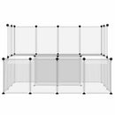 lille dyrebur 143x107x93 cm PP og stål transparent