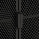 opbevaringsskabe 2 stk. 72x36x82 cm metal og MDF rustikbrun