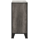 opbevaringsskabe 2 stk. 72x36x82 cm metal og MDF grå