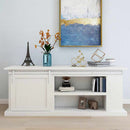 mini-skydelågesæt til skabe kulstofstål 200 cm hvid