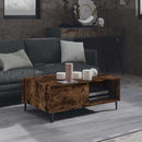 sofabord 90x60x35 cm konstrueret træ røget egetræsfarve