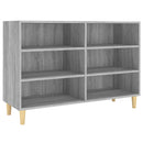 skænk 103,5x35x70 cm konstrueret træ grå sonoma-eg