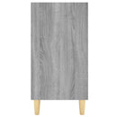 skænk 103,5x35x70 cm konstrueret træ grå sonoma-eg