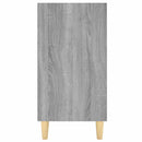 skænk 103,5x35x70 cm konstrueret træ grå sonoma-eg