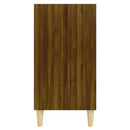 skænk 57x35x70 cm konstrueret træ brun egetræsfarve