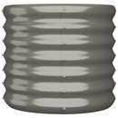 plantekrukke 40x40x36 cm galvaniseret stål grå