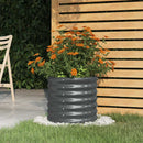 plantekrukke 40x40x36 cm galvaniseret stål antracitgrå