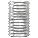 plantekrukke 40x40x68 cm galvaniseret stål sølvfarvet