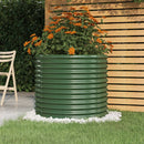 plantekrukke 80x80x68 cm galvaniseret stål grøn