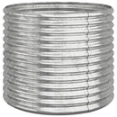 plantekrukke 80x80x68 cm galvaniseret stål sølvfarvet