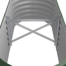 højbed 114x40x36 cm galvaniseret stål grøn