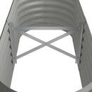 plantekasse 114x40x36 cm galvaniseret stål grå