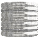 plantekasse 114x40x36 cm galvaniseret stål sølvfarvet