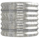 plantekasse 152x40x36 cm galvaniseret stål sølvfarvet
