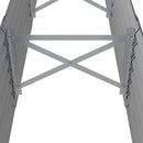 plantekasse 224x40x36 cm galvaniseret stål grå