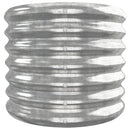 plantekasse 260x40x36 cm galvaniseret stål sølvfarvet