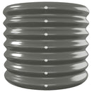 plantekasse 332x40x36 cm galvaniseret stål grå