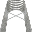 plantekasse 332x40x36 cm galvaniseret stål sølvfarvet