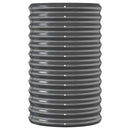 plantekasse 152x40x68 cm galvaniseret stål antracitgrå