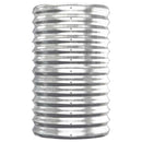 plantekasse 152x40x68 cm galvaniseret stål sølvfarvet