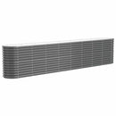 plantekasse 332x40x68 cm galvaniseret stål antracitgrå