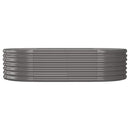 plantekrukke 152x80x36 cm galvaniseret stål grå