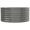 plantekrukke 152x80x36 cm galvaniseret stål grå